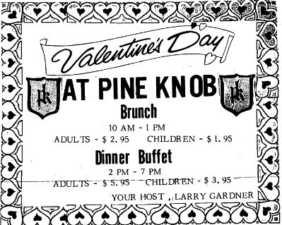 Pine Knob Ski and Snowboard Resort - Old Ad Clarkston Newspaper (newer photo)